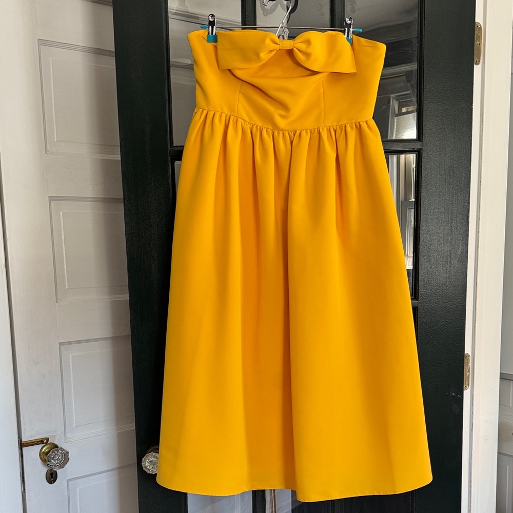 Sachin + Babi Yellow Midi Dress - Picture 2 of 10
